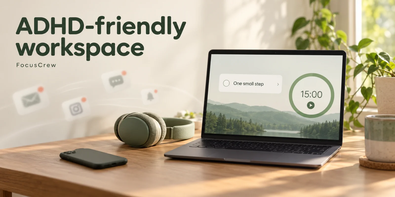 Design an Environment That Makes Focusing Easier With ADHD